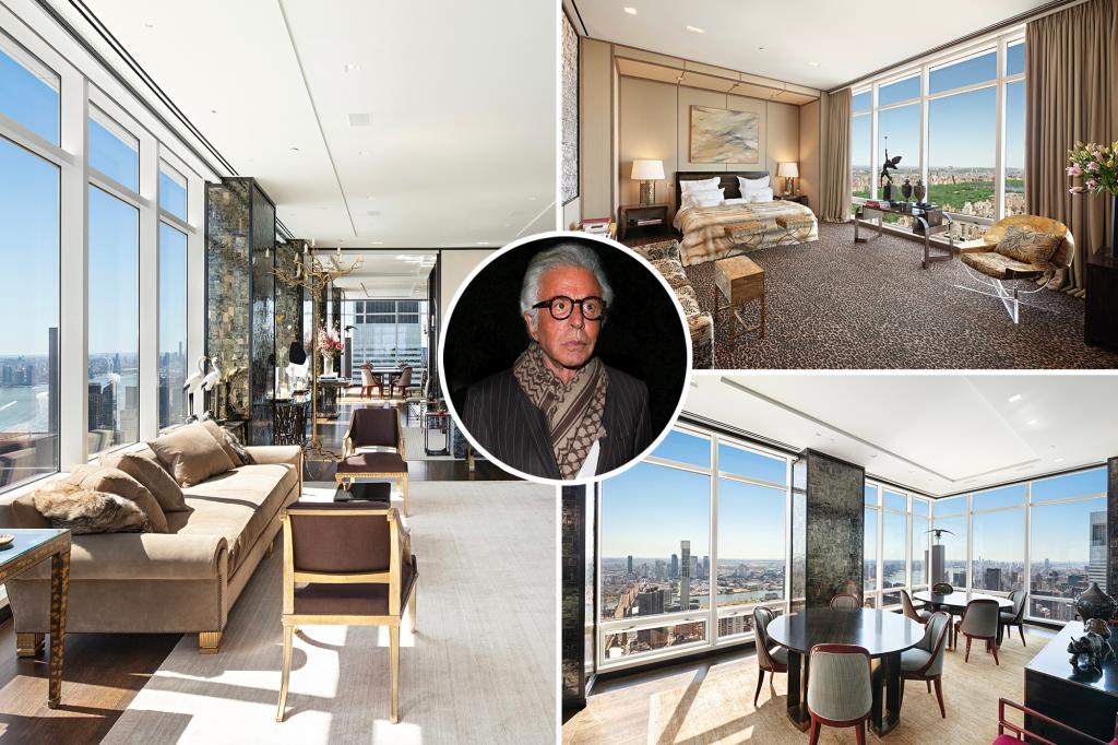 Valentino Giancarlo Giammetti co-founder requires $ 17.5 million for Penthouse-NYC-Boju a Master-Print Leopard