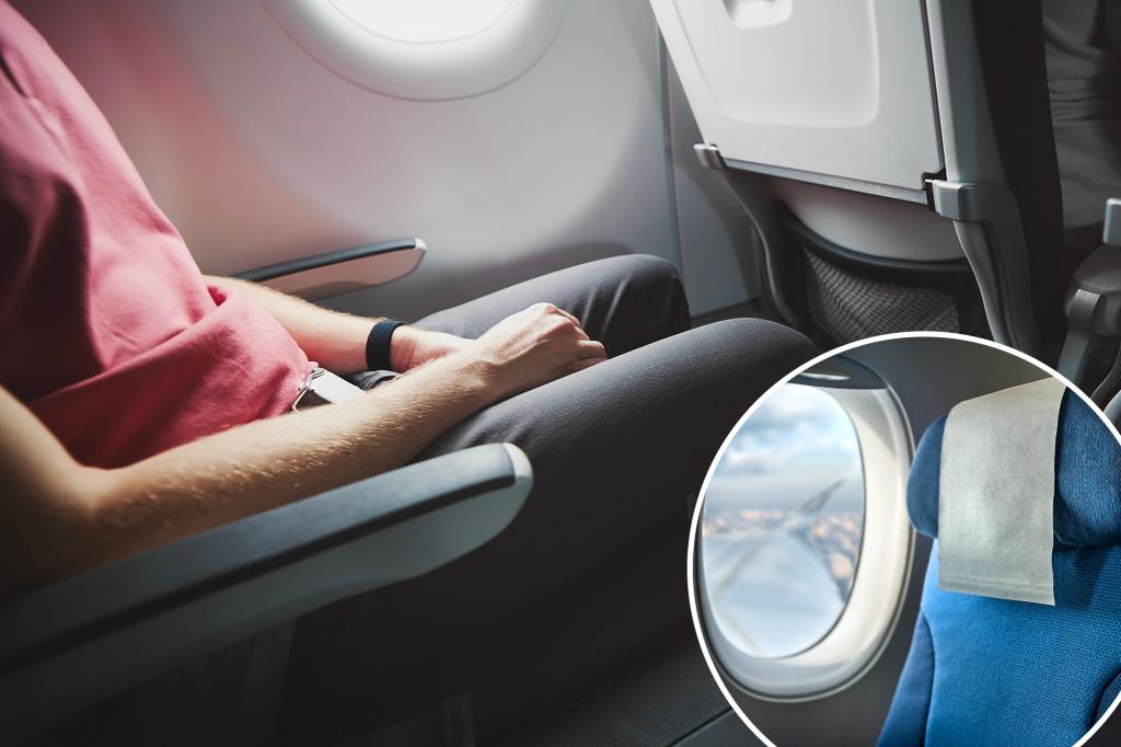 The frustrated Mom after the passenger stands on the ground, refuses to give up the reserved place of the children's window