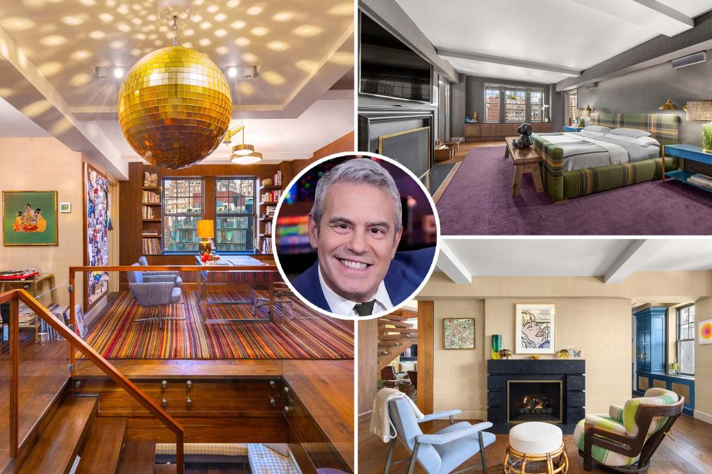 Andy Cohen has found a buyer for his delightful NYC home - a massive duplex he spent decades shaking together