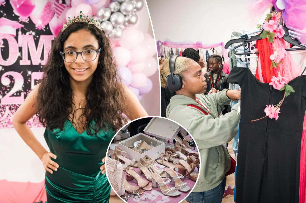 Exclusive | Teens from the whole trip to NYC to find the promoted dress of their dreams - free - in the gift: 'I love the way I look'