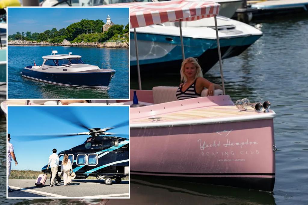 From the floating fiato to the helicopters, how to travel to Hamptons in style