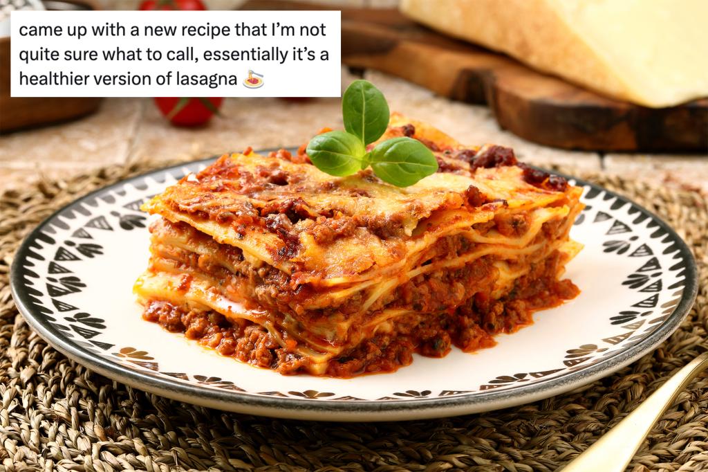 People are outraged by the healthy lasagna recipe of the woman: 'one's nonna should hit you for this'