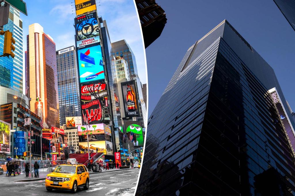 One of the most popular office buildings in Times Square will soon accommodate 1,250 new apartments