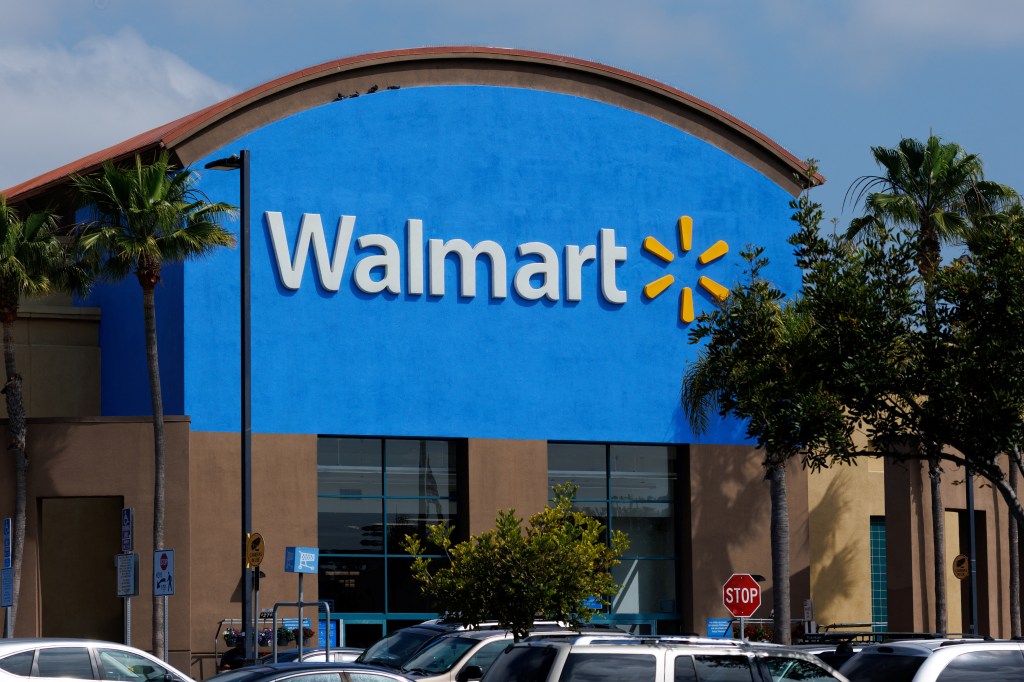 Walmart Front Store in Oceanside, California on May 15, 2025