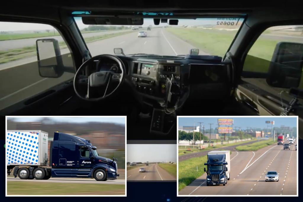 Aurora's self-direction self-roots have already registered 1,200 miles on Texas highways