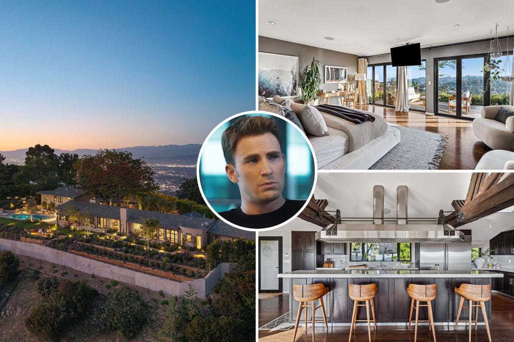 Chris Evans requires $ 6.99m for his home in LA - presenting the gym where he toned to become a superhero Marvel