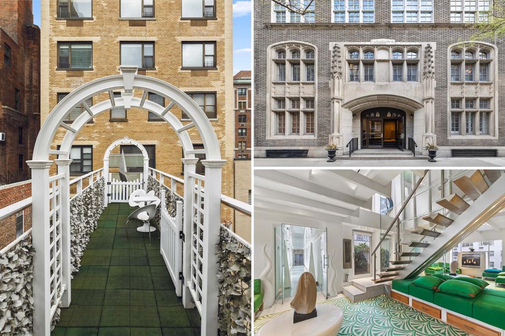 Exclusive | NYC Penthouse Rare NYC that includes 2 buildings - and connected by a unique outdoor bridge - requires $ 2.75 million