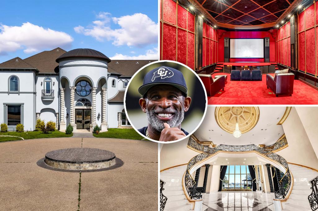 Over-the-the-the-shaped form of Deion Sanders has now been abandoned and on the market for $ 5.5 million