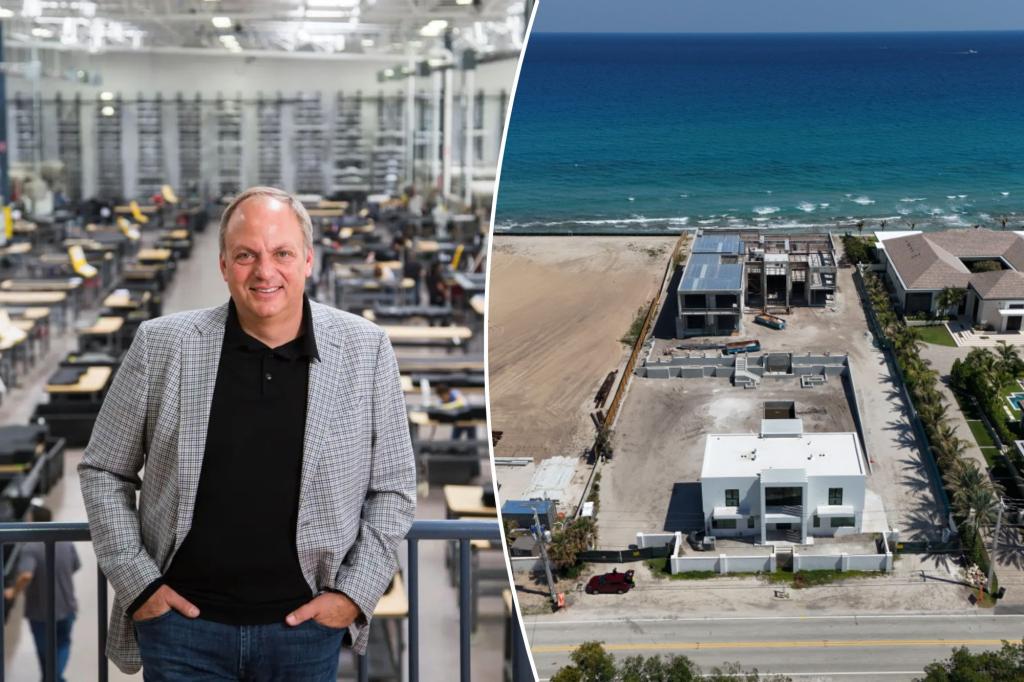 Billionaire pays $ 55.5 million money for an underdeveloped portion in Florida - bringing his total expenses to $ 94m to build his dream attraction