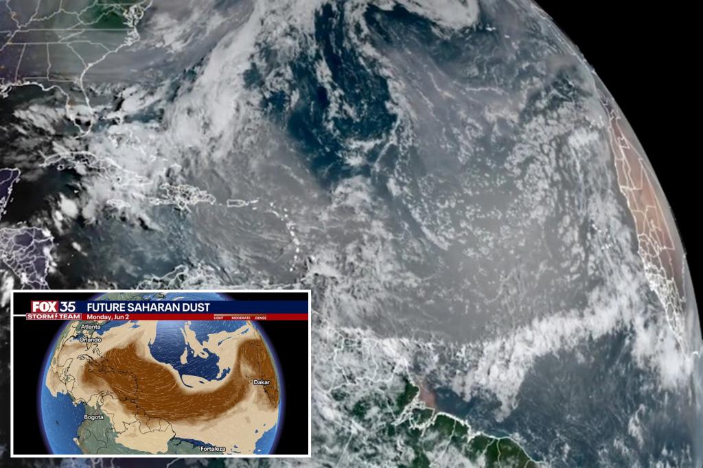 Florida in Alert after the Massif of the Saharan Cloud Clobbers Caribbean dust - air quality will suffer, experts say