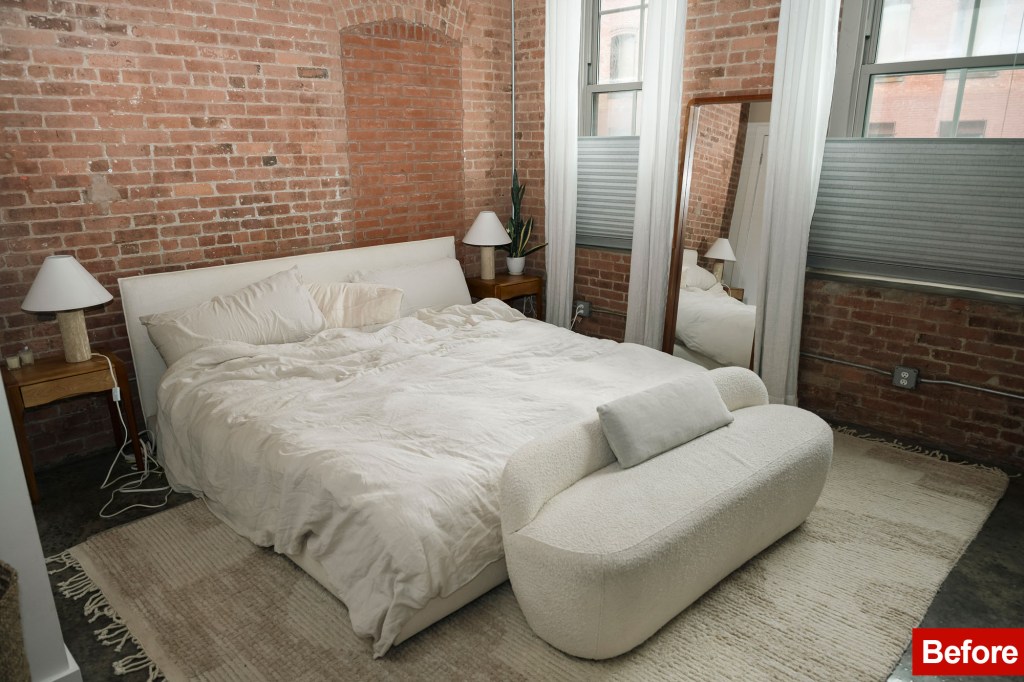 An apartment bedroom in Brooklyn