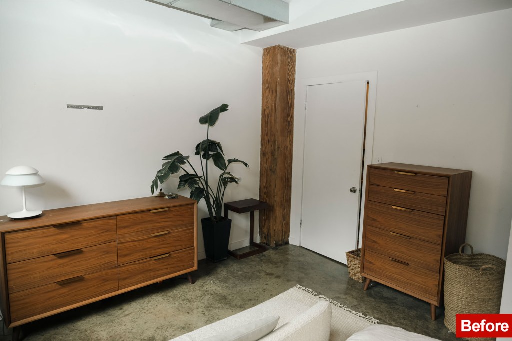 An apartment bedroom in Brooklyn