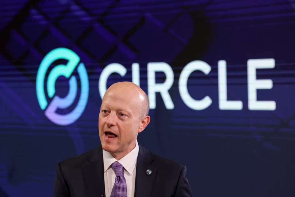Jeremy Allaire, CEO and co -founder of the Circle Internet Group, the issue of one of the largest stability in the world, participates in an interview on the day of IPO of his company on New York Stock Exchange in New York City, SH.BA, June 5, 2025.