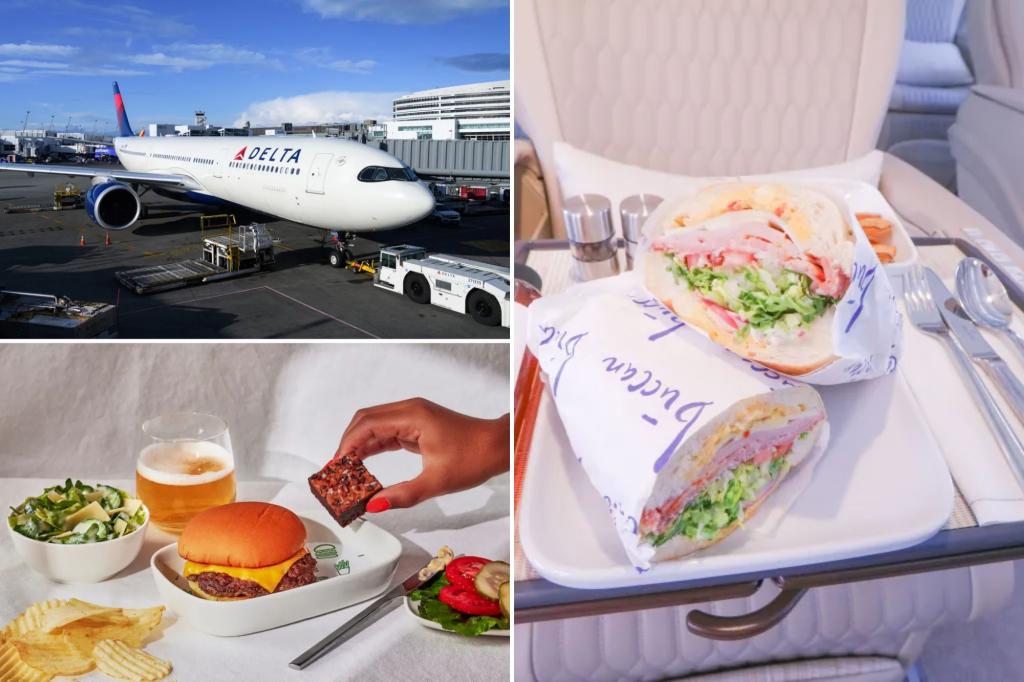 Cheeseburger in Paradise? Fast food is coming to your next first class flight