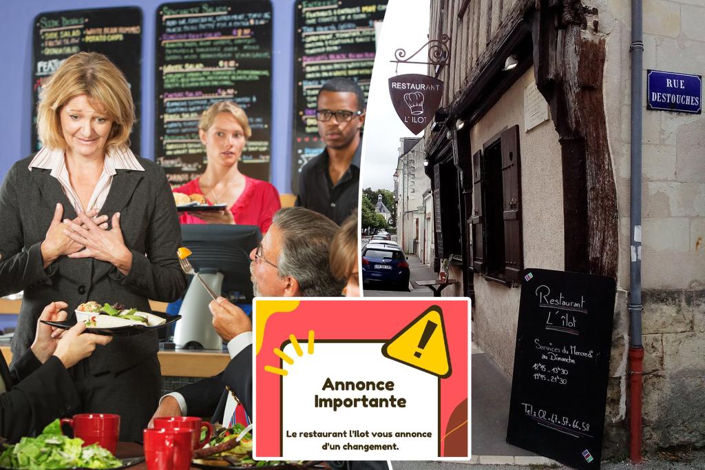 The restaurant charges $ 17 fee for clients who perform this usual dining practice: 'Going a little away'