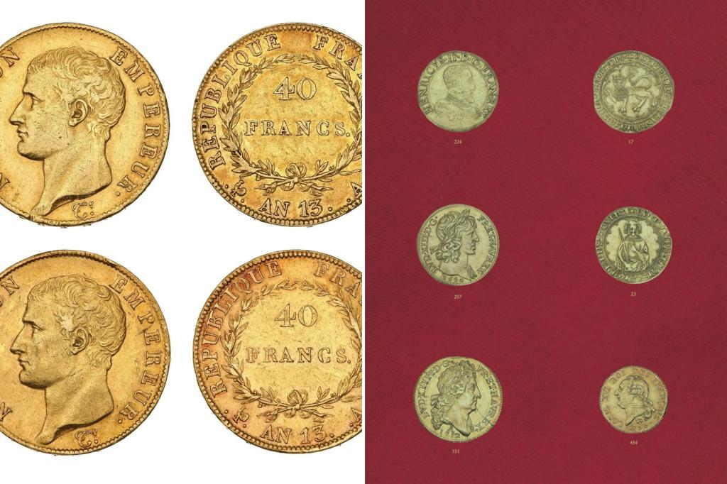 Gold coin collection was discovered after a wall after the owner's death sells - for nearly $ 4 million