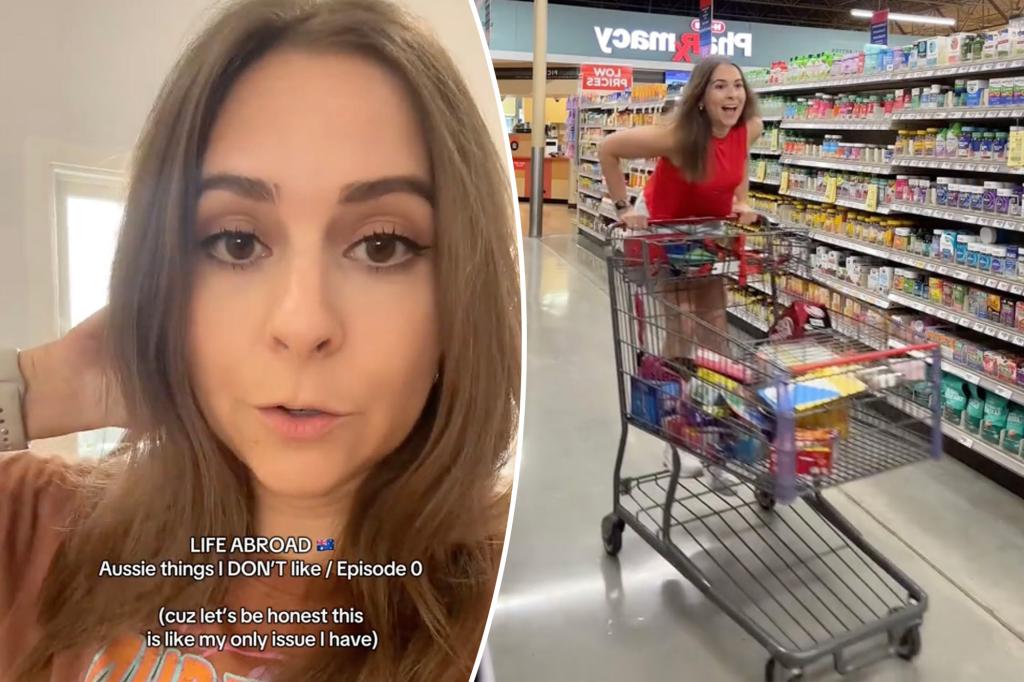The American shopping cart claims Aussies agrees with