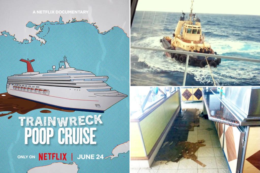 I was in 'cruise poop' in the new Netflix document - that's how bad it was really